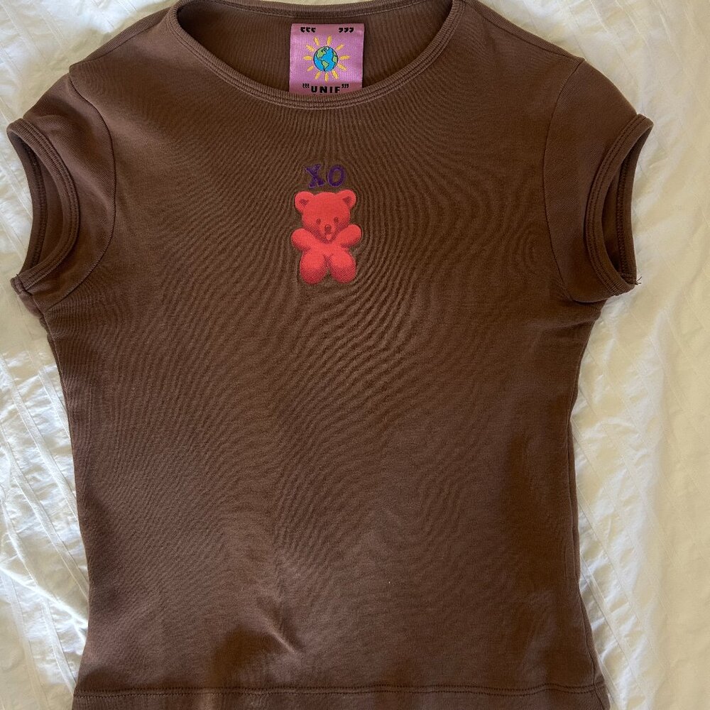 Unif XO Bear Tee Brown